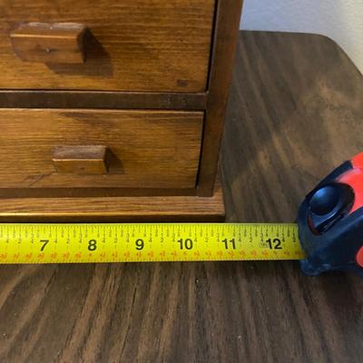 WOODEN TRINKET/JEWELRY BOX
