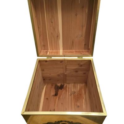 Vintage Brass Cedar Chest