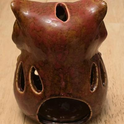 Owl Luminary Candle Holder