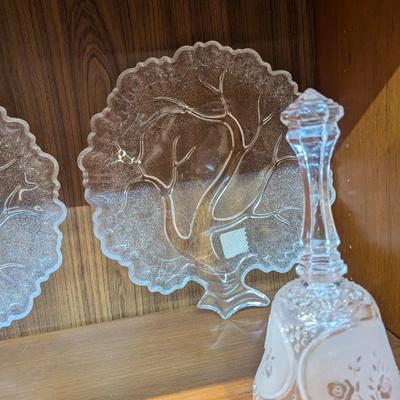 Hazel Atlas Orchard Clear Serving & Various Glass Pieces