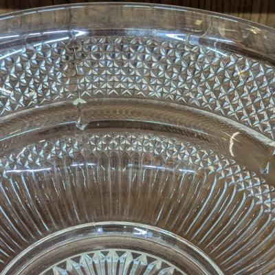 Vintage Silver Plate Made In England Serving Bowl Approx 8 3/4"