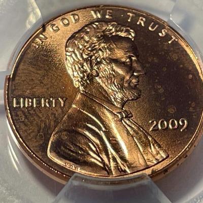 PCGS CERTIFIED 2009-P MS65 RED LINCOLN-EARLY CHILDHOOD CENT AS PICTURED. FREE DOMESTIC SHIPPING.