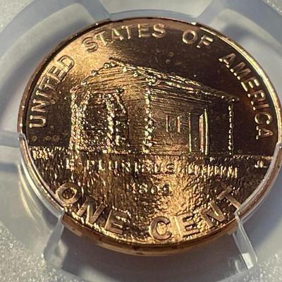PCGS CERTIFIED 2009-P MS65 RED LINCOLN-EARLY CHILDHOOD CENT AS PICTURED. FREE DOMESTIC SHIPPING.