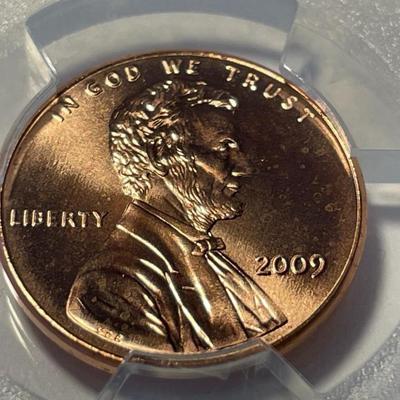 PCGS CERTIFIED 2009-P MS66 RED LINCOLN-EARLY CHILDHOOD CENT AS PICTURED. FREE DOMESTIC SHIPPING.