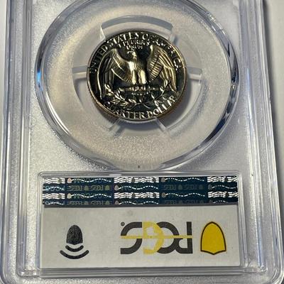 PCGS CERTIFIED 1967 SMS SP66 WASHINGTON QUARTER AS PICTURED. FREE DOMESTIC SHIPPING.