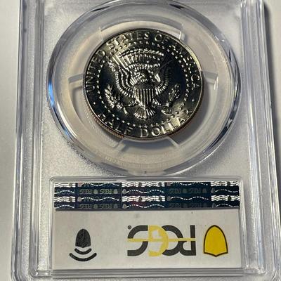 PCGS CERTIFIED 1987-D MS66 KENNEDY HALF DOLLAR AS PICTURED. FREE DOMESTIC SHIPPING.