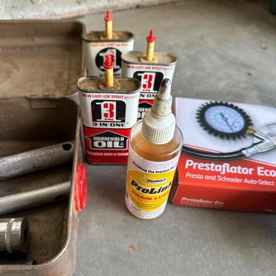 PRESTAFLATOR Tire Chuck Pressure Filler Gauge for Air Compressor Hose & MORE