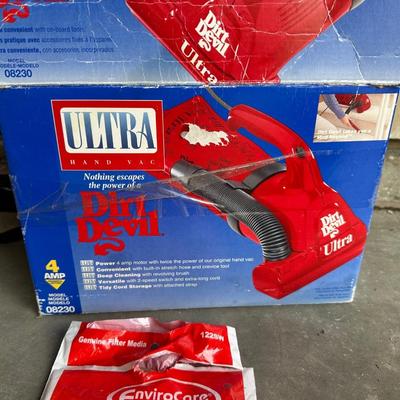 ULTRA DIRT DEVIL AND A HOOVER WINDTUNNEL VACUUMS