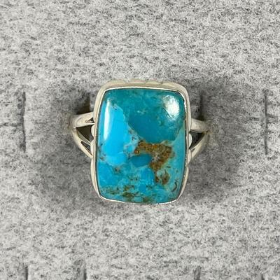 Kingman Turquoise Sterling Silver Ring