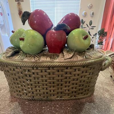 Apple cookie jar