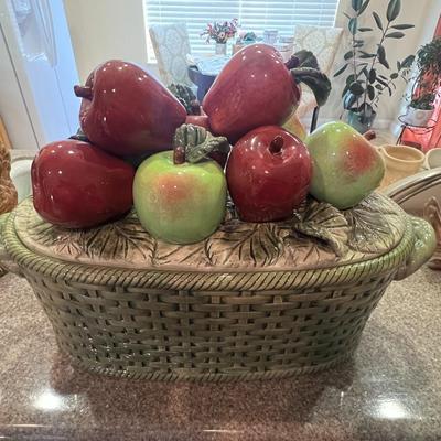 Apple cookie jar