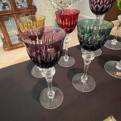 8 Bleikristall Glasses