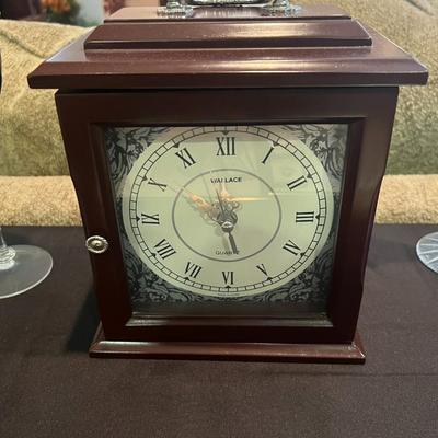 Wallace jewelry box clock