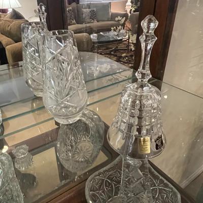 11 pieces crystal/glassware