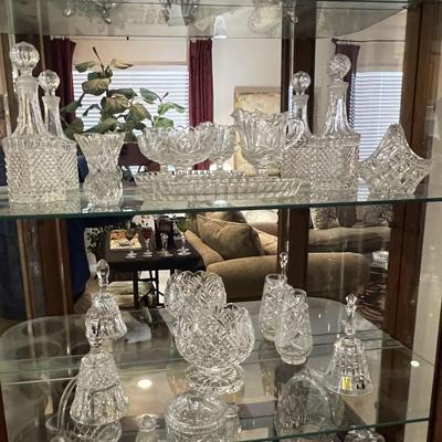 11 pieces crystal/glassware