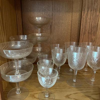 Cut Crystal Barware Glasses