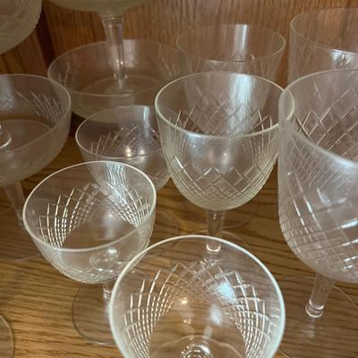 Cut Crystal Barware Glasses