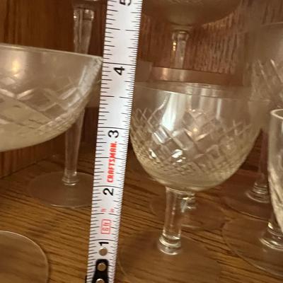 Cut Crystal Barware Glasses