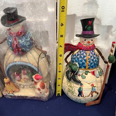 3 Jim Shore Christmas Figurines 10" Tall