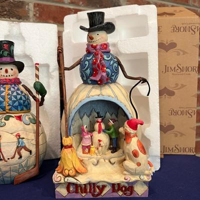 3 Jim Shore Christmas Figurines 10" Tall