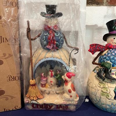 3 Jim Shore Christmas Figurines 10" Tall