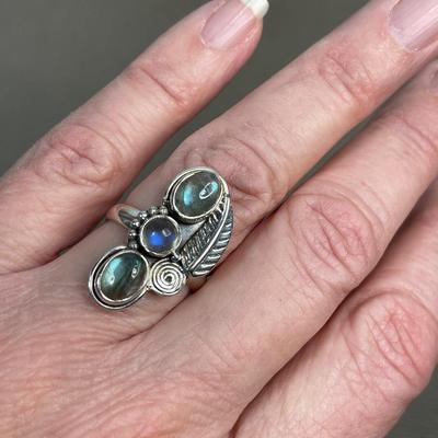 Labradorite in Sterling Silver ring