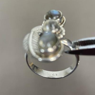 Labradorite in Sterling Silver ring