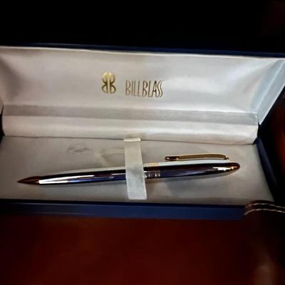 Wallet, key chain, Bill Blass pen