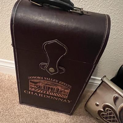 Wine and magazine racks