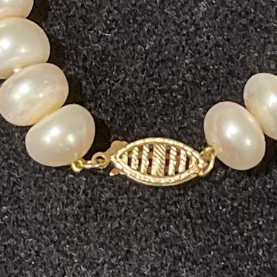 Genuine Pearl 14K Necklace