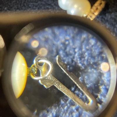 Genuine Pearl 14K Necklace