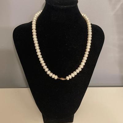 Genuine Pearl 14K Necklace