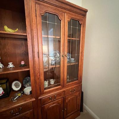 3 Piece Oak Wall Unit