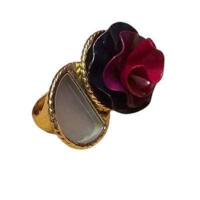 Vintage LOLA Marc Jacobs Solid Perfume Colorful Chunky Ring