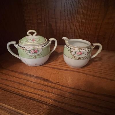 Vintage Nippon Sugar and Creamer