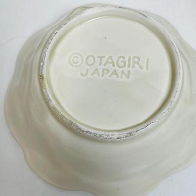 Otagiri Japan Ceramic Serving Dish Set Fruit Majolica type design