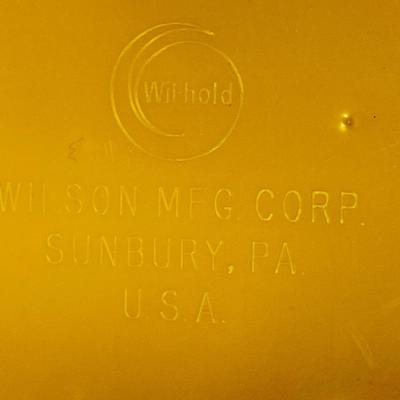 Bright YELLOW Carrying Case BOX OF sewing thread