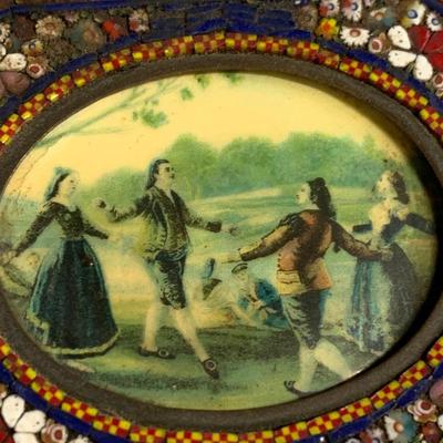 Antique Micromosiac Framed Miniatures
