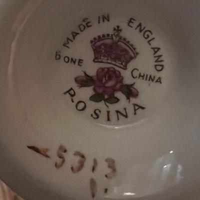 7 cups and saucers