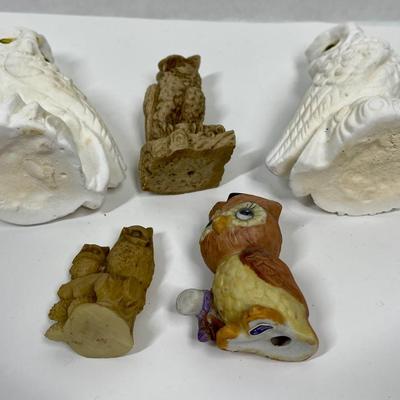 Lot of 5 Owl Figurines