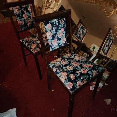 Vintage folding chairs.
