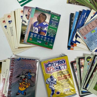 NFL Football Cards 1990, 1991, and 1992
