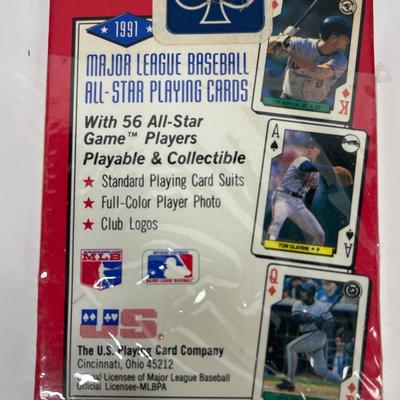 1991 Baseball All-Star Playing Card Deck