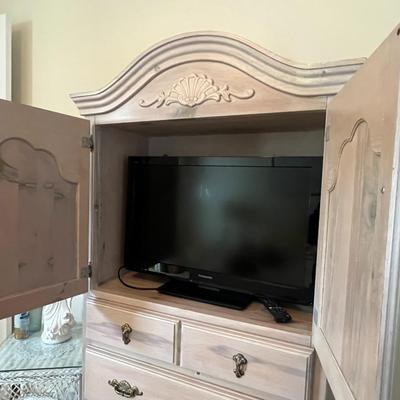 Whitewashed Armoire