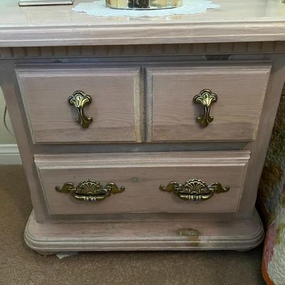 Whitewashed Night Stand