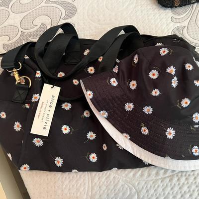 Alice & Olivia Duffel Bag & Hat