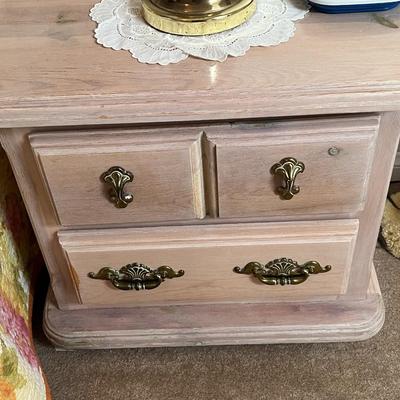 Whitewashed Night Stand