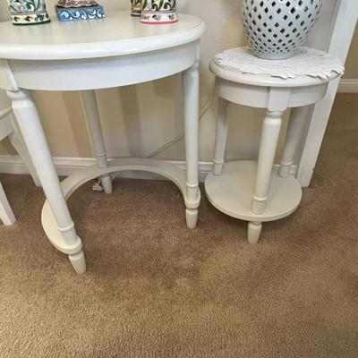 2 pieces round nesting tables