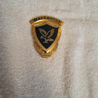 WACKENHUT VINTAGE SECURITY BADGES