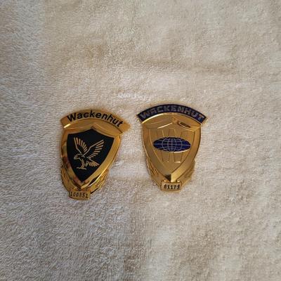 WACKENHUT VINTAGE SECURITY BADGES